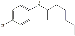 4-chloro-N-(heptan-2-yl)aniline,,结构式