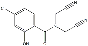 4-chloro-N,N-bis(cyanomethyl)-2-hydroxybenzamide|