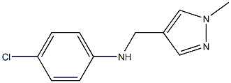 4-chloro-N-[(1-methyl-1H-pyrazol-4-yl)methyl]aniline