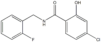 4-chloro-N-[(2-fluorophenyl)methyl]-2-hydroxybenzamide|