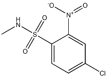 4-chloro-N-methyl-2-nitrobenzene-1-sulfonamide,,结构式