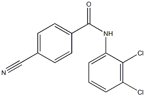 4-cyano-N-(2,3-dichlorophenyl)benzamide Struktur