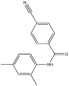 4-cyano-N-(2,4-dimethylphenyl)benzamide Struktur