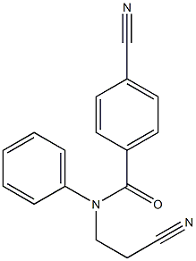 4-cyano-N-(2-cyanoethyl)-N-phenylbenzamide|