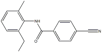  4-cyano-N-(2-ethyl-6-methylphenyl)benzamide