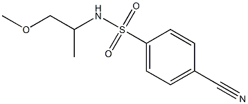 4-cyano-N-(2-methoxy-1-methylethyl)benzenesulfonamide