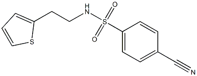 4-cyano-N-(2-thien-2-ylethyl)benzenesulfonamide