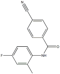 4-cyano-N-(4-fluoro-2-methylphenyl)benzamide
