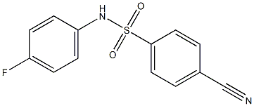 4-cyano-N-(4-fluorophenyl)benzenesulfonamide