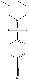 4-cyano-N,N-dipropylbenzenesulfonamide Structure