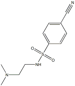 4-cyano-N-[2-(dimethylamino)ethyl]benzenesulfonamide|