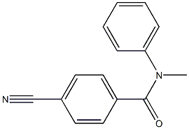 4-cyano-N-methyl-N-phenylbenzamide Structure