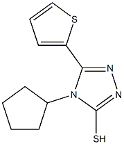4-cyclopentyl-5-(thiophen-2-yl)-4H-1,2,4-triazole-3-thiol