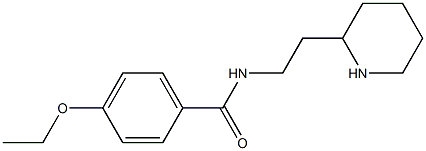 4-ethoxy-N-(2-piperidin-2-ylethyl)benzamide 结构式