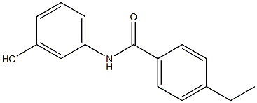 4-ethyl-N-(3-hydroxyphenyl)benzamide Struktur