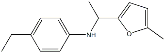 4-ethyl-N-[1-(5-methylfuran-2-yl)ethyl]aniline Structure