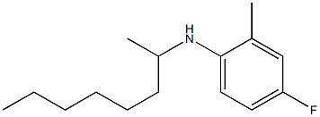 4-fluoro-2-methyl-N-(octan-2-yl)aniline