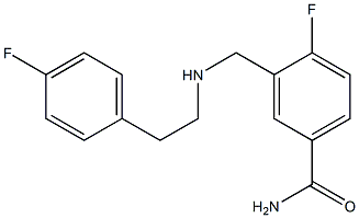 4-fluoro-3-({[2-(4-fluorophenyl)ethyl]amino}methyl)benzamide