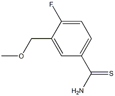 4-fluoro-3-(methoxymethyl)benzenecarbothioamide