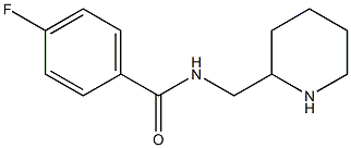 4-fluoro-N-(piperidin-2-ylmethyl)benzamide