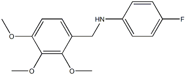 4-fluoro-N-[(2,3,4-trimethoxyphenyl)methyl]aniline