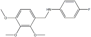 4-fluoro-N-[(2,3,4-trimethoxyphenyl)methyl]aniline|