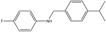 4-fluoro-N-{[4-(propan-2-yl)phenyl]methyl}aniline
