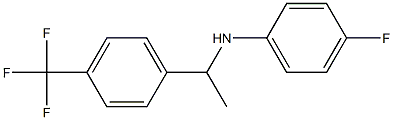 4-fluoro-N-{1-[4-(trifluoromethyl)phenyl]ethyl}aniline