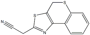 4H-thiochromeno[4,3-d][1,3]thiazol-2-ylacetonitrile Structure
