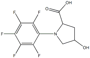 4-hydroxy-1-(pentafluorophenyl)pyrrolidine-2-carboxylic acid|