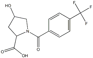 4-hydroxy-1-{[4-(trifluoromethyl)phenyl]carbonyl}pyrrolidine-2-carboxylic acid