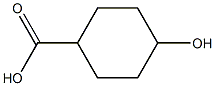 4-hydroxycyclohexane-1-carboxylic acid,,结构式