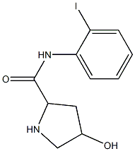 4-hydroxy-N-(2-iodophenyl)pyrrolidine-2-carboxamide Structure