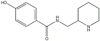 4-hydroxy-N-(piperidin-2-ylmethyl)benzamide,,结构式