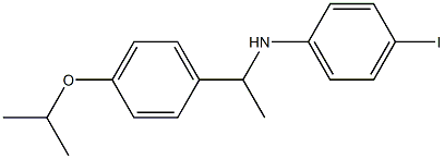 4-iodo-N-{1-[4-(propan-2-yloxy)phenyl]ethyl}aniline