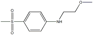  4-methanesulfonyl-N-(2-methoxyethyl)aniline