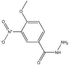 4-methoxy-3-nitrobenzohydrazide Structure