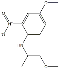 4-methoxy-N-(1-methoxypropan-2-yl)-2-nitroaniline