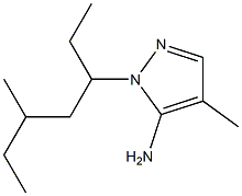 4-methyl-1-(5-methylheptan-3-yl)-1H-pyrazol-5-amine Structure