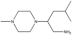 4-methyl-2-(4-methylpiperazin-1-yl)pentan-1-amine 结构式