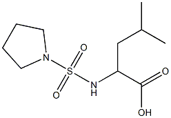 4-methyl-2-[(pyrrolidine-1-sulfonyl)amino]pentanoic acid