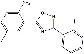 4-methyl-2-[3-(2-methylphenyl)-1,2,4-oxadiazol-5-yl]aniline|
