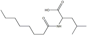 4-methyl-2-octanamidopentanoic acid