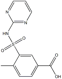 4-methyl-3-(pyrimidin-2-ylsulfamoyl)benzoic acid