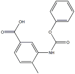 4-methyl-3-[(phenoxycarbonyl)amino]benzoic acid