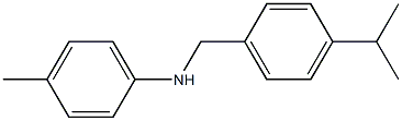  4-methyl-N-{[4-(propan-2-yl)phenyl]methyl}aniline