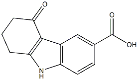 4-oxo-2,3,4,9-tetrahydro-1H-carbazole-6-carboxylic acid 化学構造式