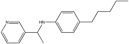 4-pentyl-N-[1-(pyridin-3-yl)ethyl]aniline