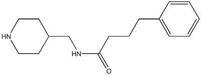 4-phenyl-N-(piperidin-4-ylmethyl)butanamide Structure