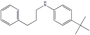 4-tert-butyl-N-(3-phenylpropyl)aniline Structure